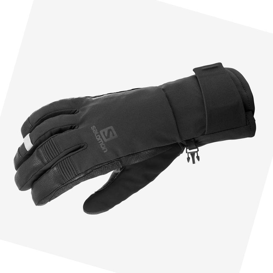 Guantes Salomon QST GORE-TEX Hombre Negros | MX 2926SGL